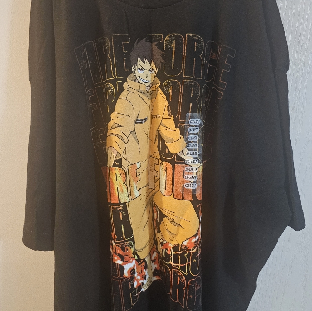 Black Fire Force Graphic T-Shirt